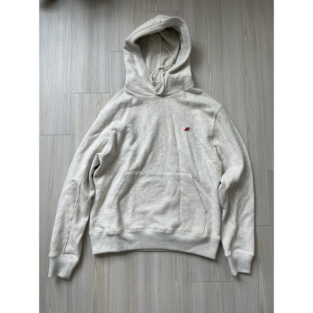 New Balance Men's Grey Hoodie Size M Vintage Loungewear